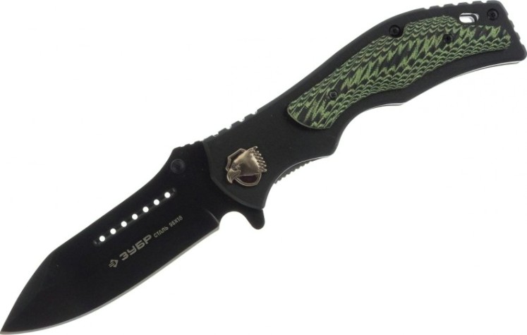 Нож складной "ПРЕМИУМ" ЗУБР КОМАНДОР 210мм/лезвие 90мм [47721]