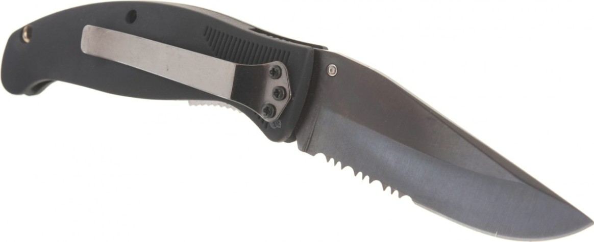 Нож складной STAYER PROFI серрейторная заточка, 47623 [47623]