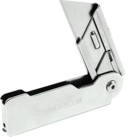 Нож складной WORKPRO WP211001 стальной со сменными лезвиями