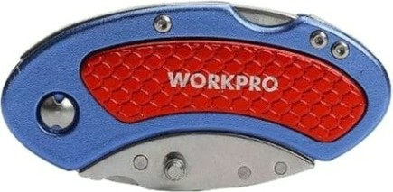 Нож складной WORKPRO WP211005 алюминиевый, со сменными лезвиями