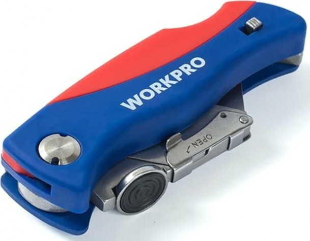 Нож складной WORKPRO WP211006 со сменными лезвиями