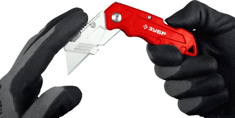 Нож складной ЗУБР А24 [09222]