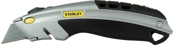 Нож STANLEY DynaGrip QUICK CHANGE KNIFE 0-10-788 с выдвижным лезвием [0-10-788]