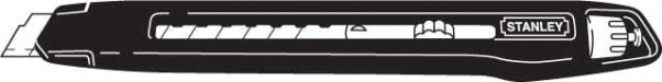 Нож STANLEY INTERLOCK SNAP OFF 0-10-095 с отламывающимися сегментами 9 мм [0-10-095]