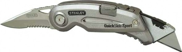 Нож STANLEY "QuickSlide Sport Utility Knife" 0-10-813 с 2-мя лезвиями [0-10-813]