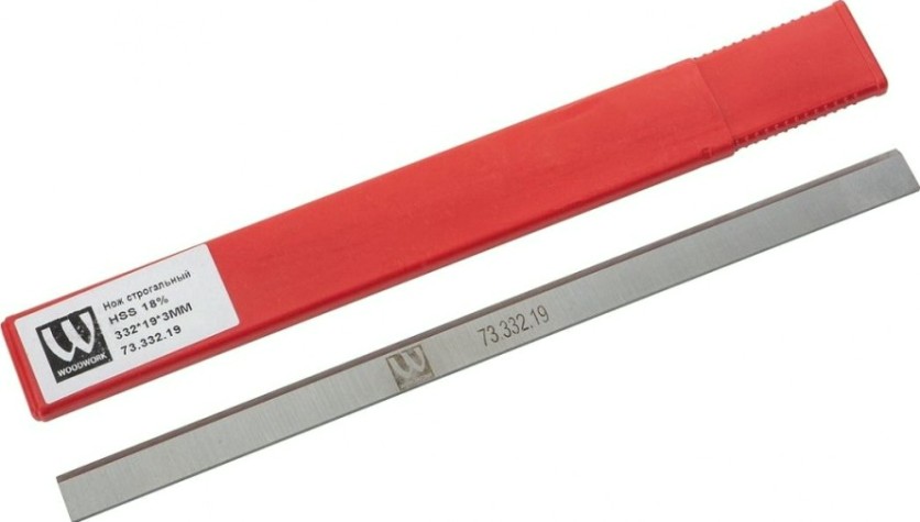 Нож строгальный JET HSS 18% 332х19х3мм (1 шт), для JPM-13 [73.332.19]