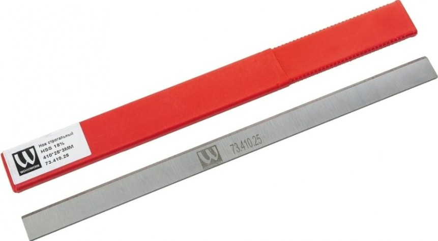Нож строгальный JET HSS 18% 410х25х3мм (1 шт), для JPT-410, JWP-16 OS [73.410.25]