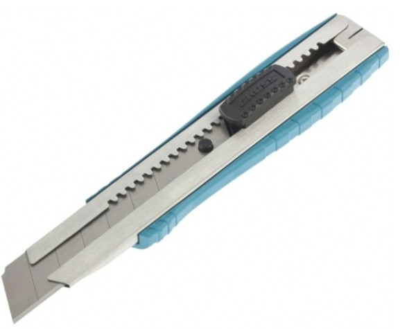 Нож строительный GROSS 78896 195 мм, выдв., сегм., лезвие 25 мм