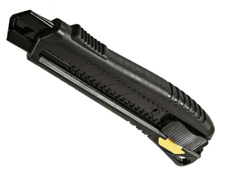 Нож строительный HANSKONNER HK1076-08-03 25мм, быстрая разблокировка, лезвие SK2 0.7мм