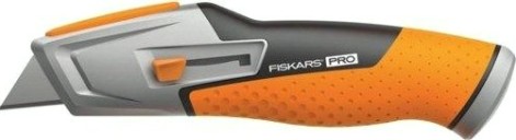 Нож строительный с выдвижным сменным лезвием FISKARS CarbonMax 1027223 [1027223]
