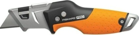 Нож строительный складной со сменным лезвием FISKARS CarbonMax 1027224 [1027224]