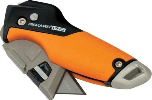 Нож строительный складной со сменным лезвием FISKARS CarbonMax 1027224 [1027224]