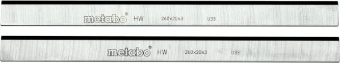 Ножи HSS твердосплавные METABO 260x20x3мм (2шт.) для HC260K [0911030730]