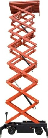 Ножничный подъемник GROST PX 05-9000 несамоходный (9 м/500 кг, AC, 380 В) 211713