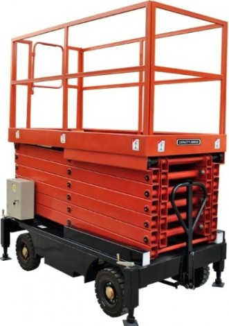 Ножничный подъемник GROST PX 05-9000 несамоходный (9 м/500 кг, DC, 2x12 В) 104275 Ножничный подъемник GROST PX 05-9000 несамоходный (9 м/500 кг, DC, 2x12 В) 104275