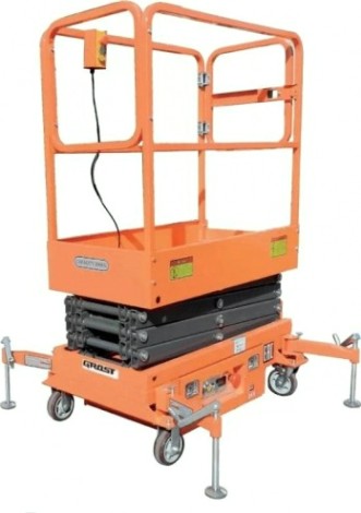 Ножничный подъемник GROST PX T3-3900 Tower 300-3.9 DC несамоходный (3,9 м/300 кг, 12В) 212160 [212160]