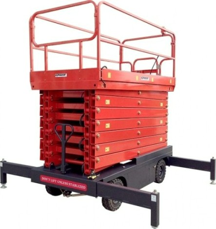 Ножничный подъемник GROST Tower 0,5-11 самоходный (11 м/500 кг) 211417 [211417]