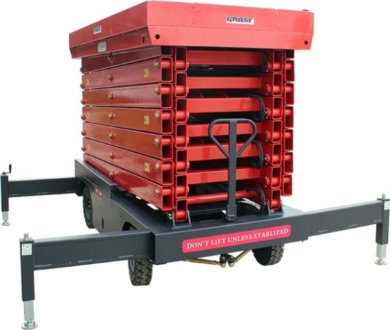 Ножничный подъемник GROST Tower 0,5-14 несамоходный (14 м/500 кг, DC) 200015 [200015]