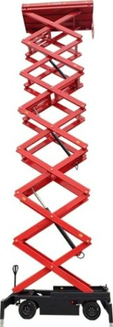 Ножничный подъемник GROST Tower 0,5-14 несамоходный (14 м/500 кг, DC) 200015 [200015]