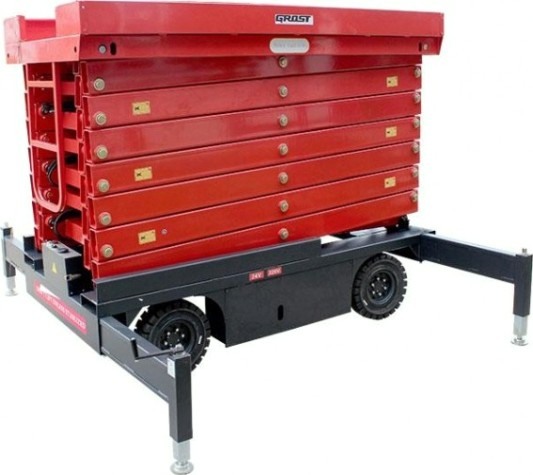 Ножничный подъемник GROST Tower 0,5-14 самоходный (14 м/500 кг) 211214 [211214]