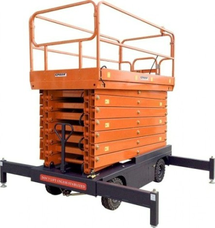 Ножничный подъемник GROST Tower 500-7 AC 220 несамоходный (7 м/500 кг, AC, 220 В) 211716 [211716]