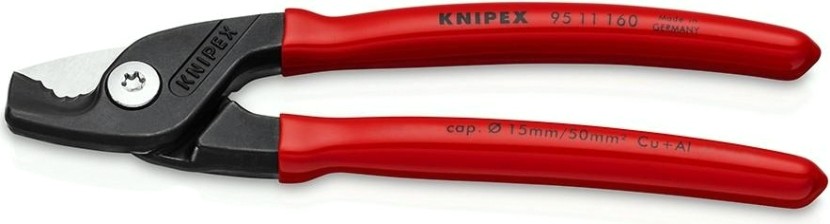 Ножницы для резки кабеля KNIPEX 9511160 160 мм обливные рукоятки [KN-9511160]