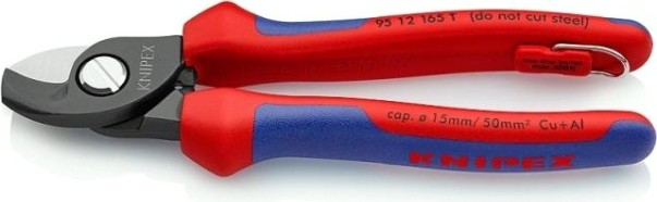 Ножницы для резки кабеля KNIPEX 9512165T 165 мм со страховочным креплением [KN-9512165T]