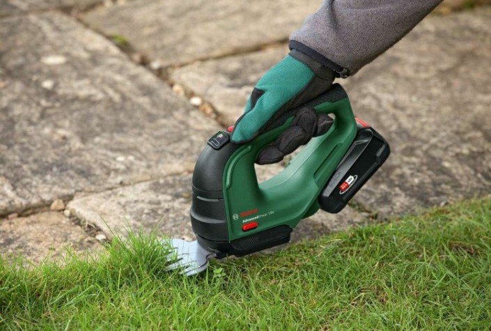 Ножницы для травы аккумуляторные BOSCH AdvancedShear 18V-10 без АКБ и ЗУ [0600857001]