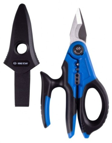 Ножницы электрика KING TONY 6AB14-65 для резки проводов 170 мм