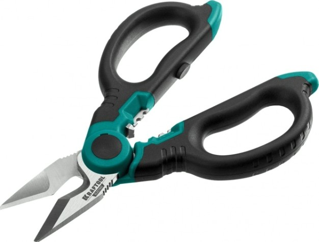 Ножницы электрика KRAFTOOL ELECTRIC 4-в-1, 160 мм с чехлом [23356]
