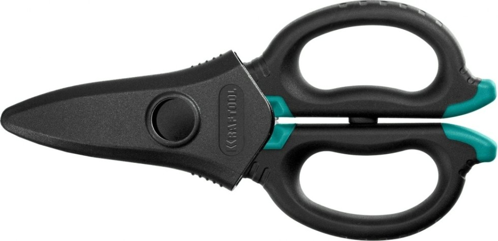 Ножницы электрика KRAFTOOL ELECTRIC 4-в-1, 160 мм с чехлом [23356]