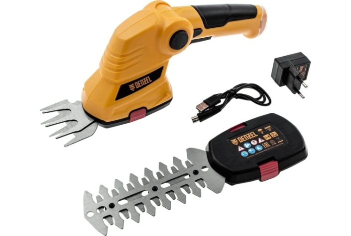 Ножницы-кусторез аккумуляторные Denzel G411 3,6В Li-Ion [96817]