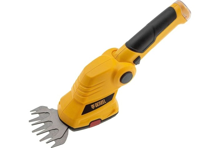 Ножницы-кусторез аккумуляторные Denzel G801E с телескопической штангой [96815]