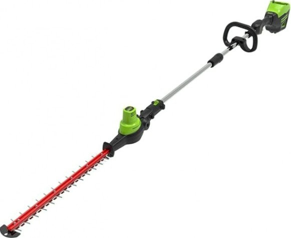 Ножницы-кусторез аккумуляторные GREENWORKS GD60PHT61 60V штанговый, бесщеточный, без АКБ и ЗУ [2301107]