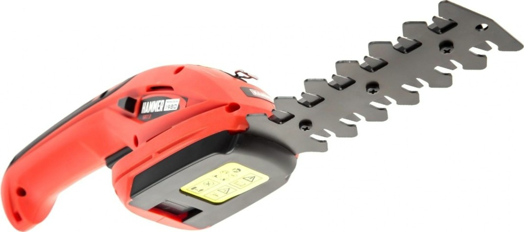 Ножницы-кусторез аккумуляторные Hammer SR7.2 Li-ion, для веток/травы [103-001]