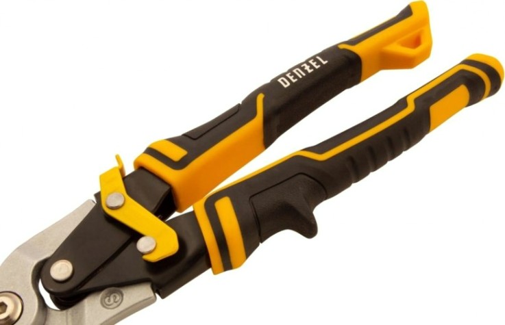 Ножницы по металлу Denzel 78370 прямой рез