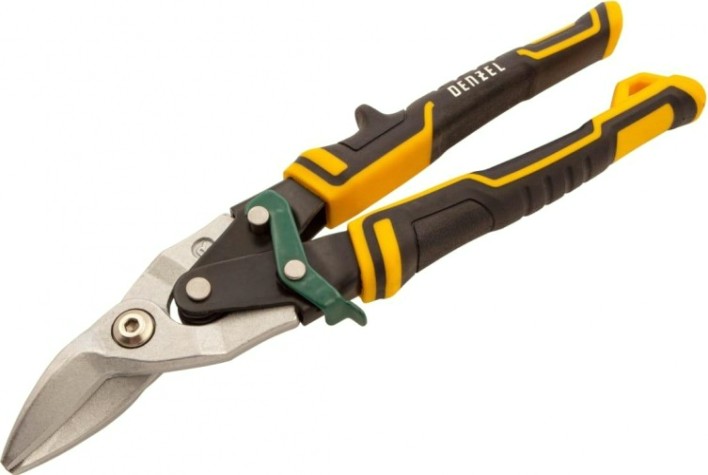 Ножницы по металлу Denzel 78371 прямой и правый рез