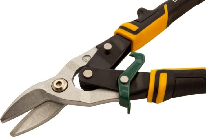 Ножницы по металлу Denzel 78371 прямой и правый рез