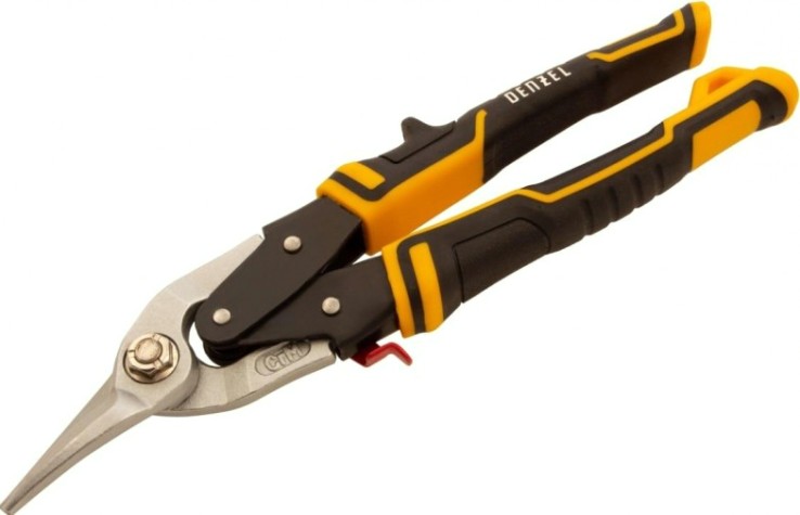 Ножницы по металлу Denzel 78372 прямой и левый рез