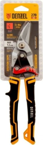 Ножницы по металлу Denzel 78372 прямой и левый рез