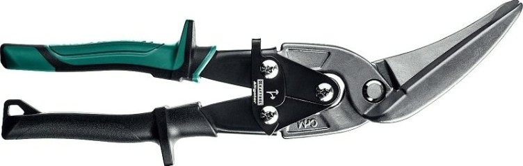 Ножницы по металлу KRAFTOOL Alligator правые удлиненные, cr-mo, 280 мм [2328-RL]
