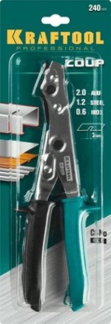 Ножницы по металлу KRAFTOOL Cr-Mo coup для реза листа без повреждений [23274]