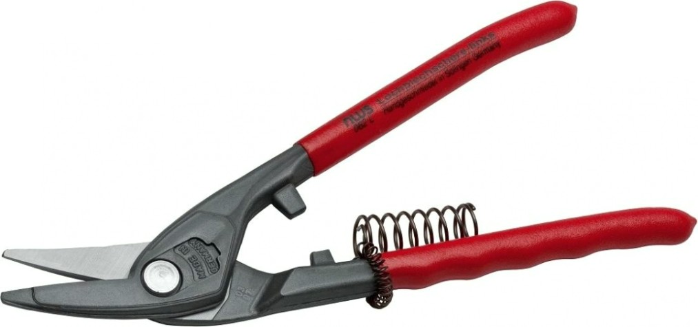 Ножницы по металлу NWS 062L-12-300 "Фигурные", фигурный рез большого радиуса