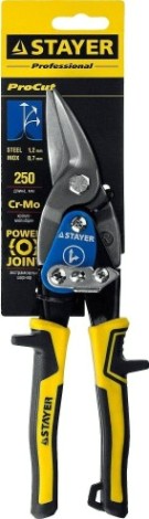 Ножницы по металлу STAYER HERCULES правые, cr-mo, 250 мм, серия professional [2320]