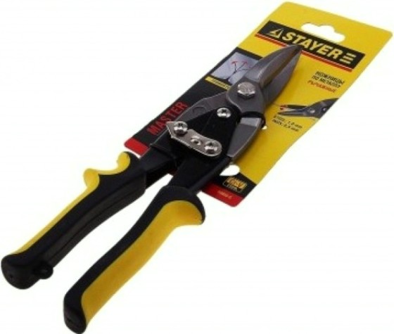 Ножницы по металлу STAYER MASTER прямые, cr-v, 250 мм [23055-S]