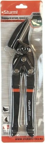Ножницы по металлу Sturm 1074-06-01 кованные губки, скрытый механизм
