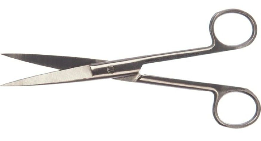 Ножницы REXANT 12-4929-9 остроконечные прямые 165мм