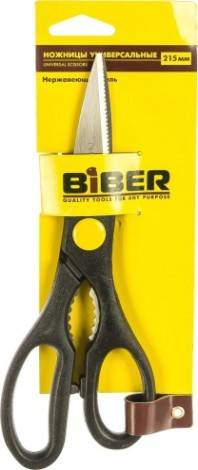 Ножницы технические Biber 67051 универсальные, нерж. сталь 215мм [тов-111509]