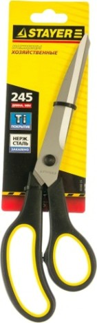 Ножницы технические STAYER MASTER изогнутые, 245 мм [40466-24]