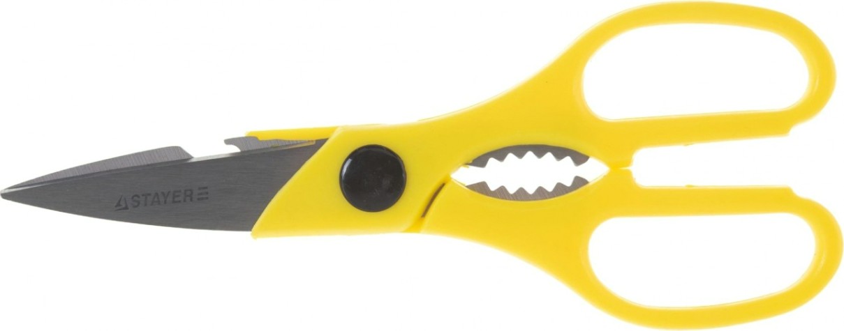 Ножницы технические STAYER MASTER кухонные, 215мм [40470]